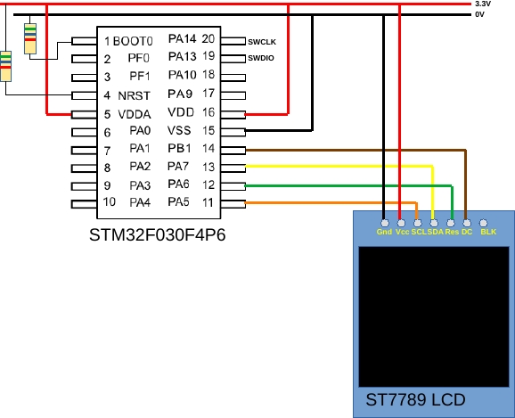 stm32f030_st7789_schematic